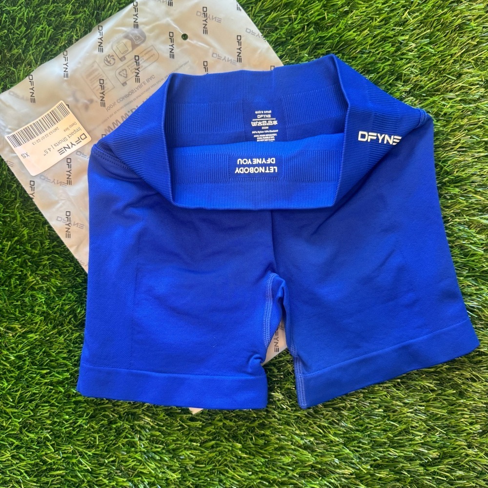 Dfyne impact shorts 4.5" deep sea blue extra small - Picture 3 of 5